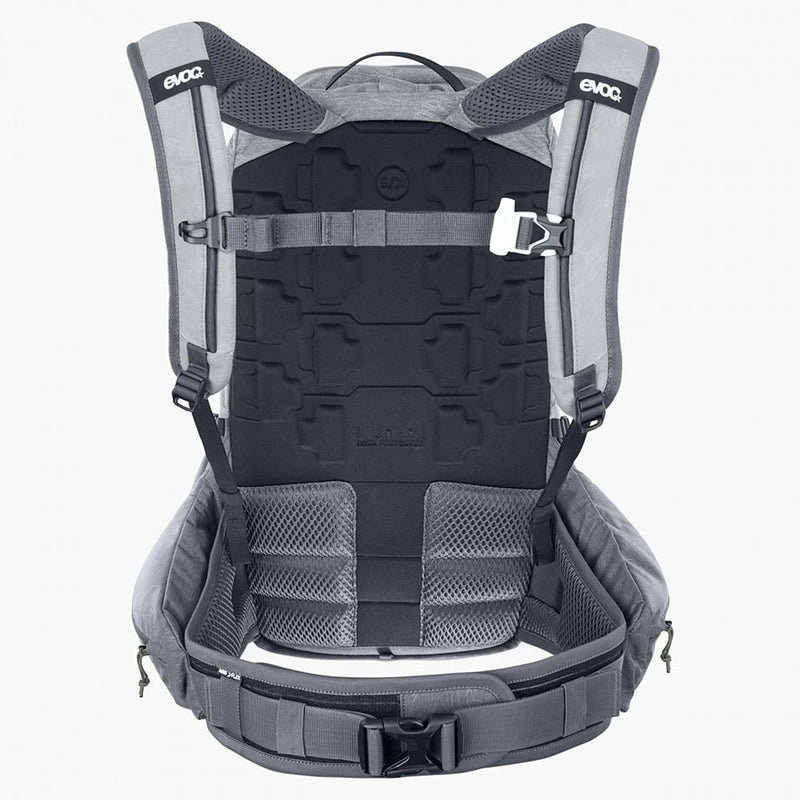 Load image into Gallery viewer, EVOC Trail Pro 16 Protector backpack, 16L, Stone/Carbon Grey, SM
