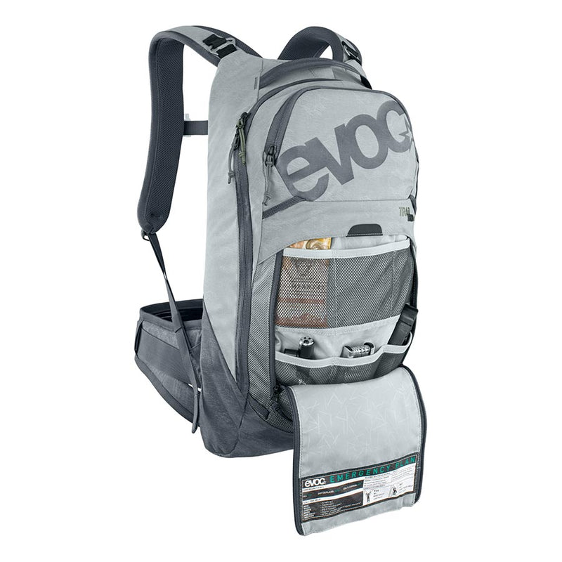 Load image into Gallery viewer, EVOC Trail Pro 10 Protector backpack, 10L, Stone/Carbon Grey, LXL
