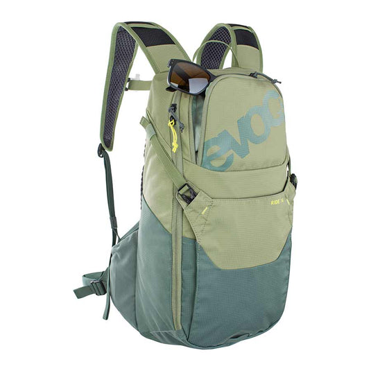 EVOC Ride 16 Hydration Bag Volume: 16L, Bladder: Not included, Light Olive - Olive