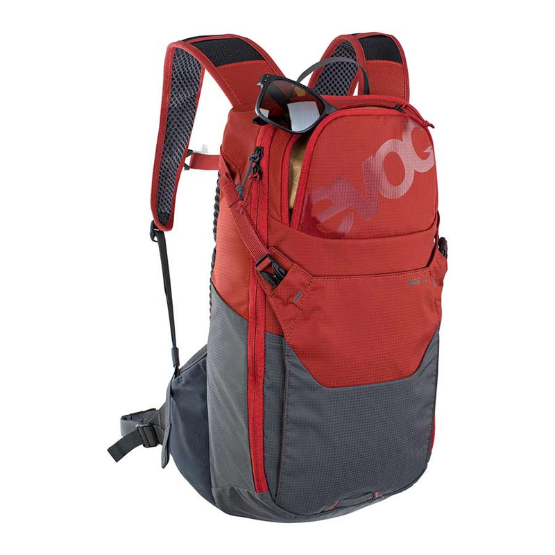 Load image into Gallery viewer, EVOC Ride 12 Hydration Bag Volume: 12L, Bladder: Included (2L), Chili Red/Carbon Grey
