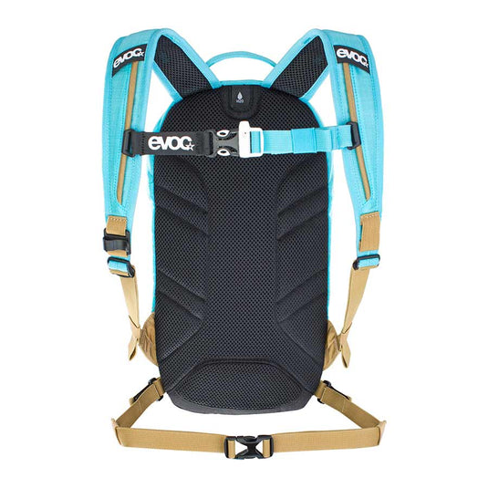 EVOC Joyride 4 Hydration Bag, Volume: 4L, Bladder: Not included, Neon Blue/Gold