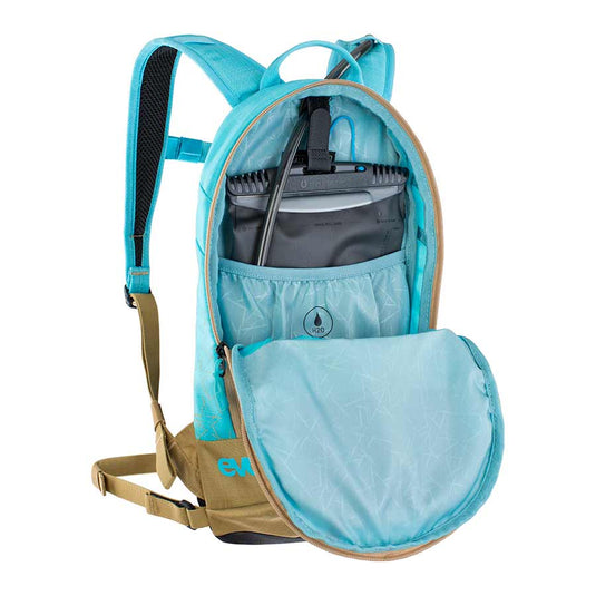 EVOC Joyride 4 Hydration Bag, Volume: 4L, Bladder: Not included, Neon Blue/Gold