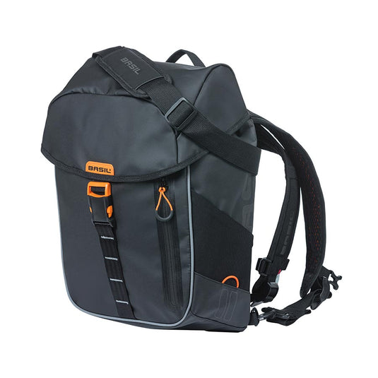 Basil Miles Backpack 17L Black/Orange