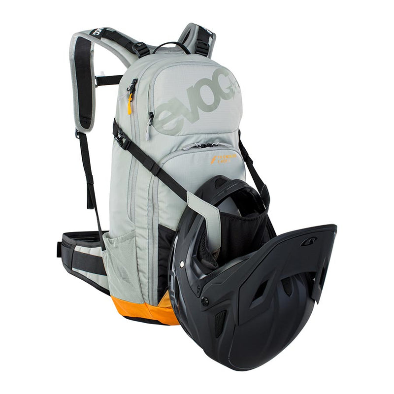 Load image into Gallery viewer, EVOC FR Enduro E-Ride 16 Protector backpack, 16L, Stone/Bright Orange, ML
