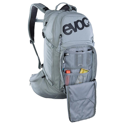 EVOC Explorer Pro 30 Hydration Bag, Volume: 30L, Bladder: Not included, Silver