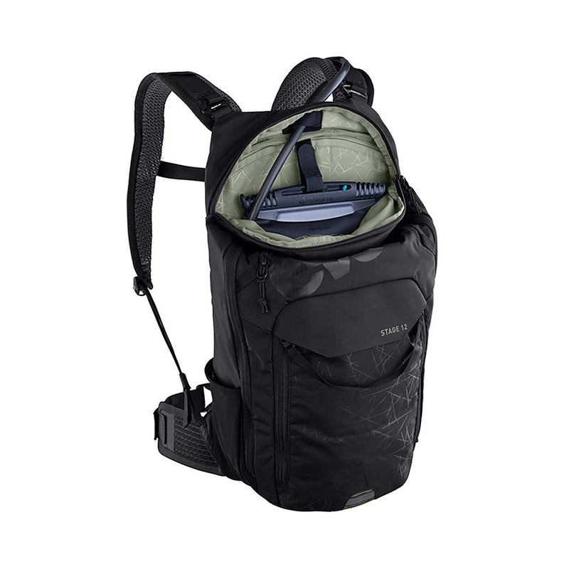 Load image into Gallery viewer, EVOC Stage 12 Hydration Bag Volume: 12L, Bladder: Not included, Black
