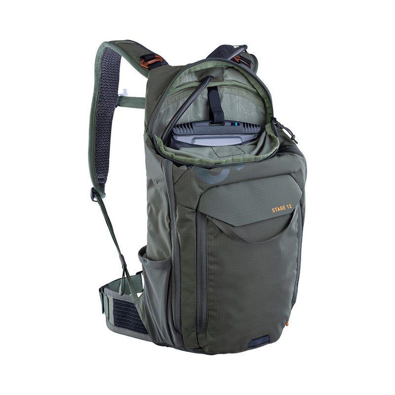 Load image into Gallery viewer, EVOC Stage 12 Hydration Bag Volume: 12L, Bladder: Not included, Dark Olive
