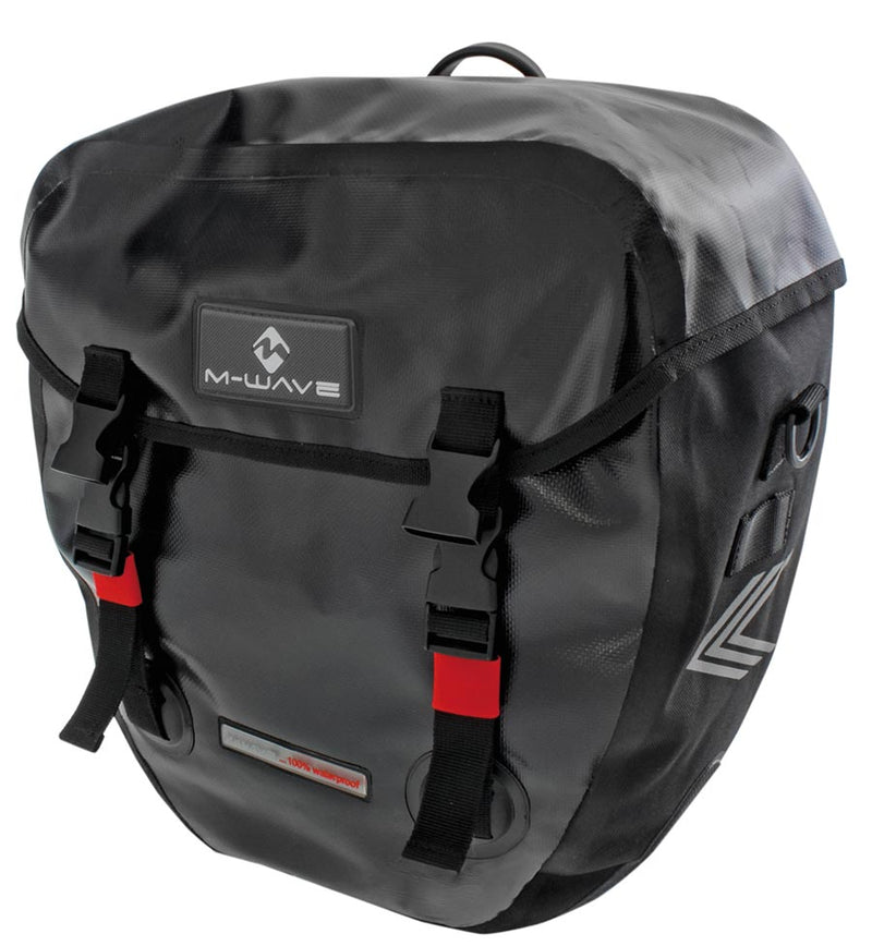 Load image into Gallery viewer, M-Wave Alberta Pannier 40L Black
