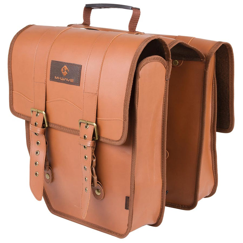 Load image into Gallery viewer, M-Wave Amsterdam Synthetic Leather, Pannier, 15L, Brown
