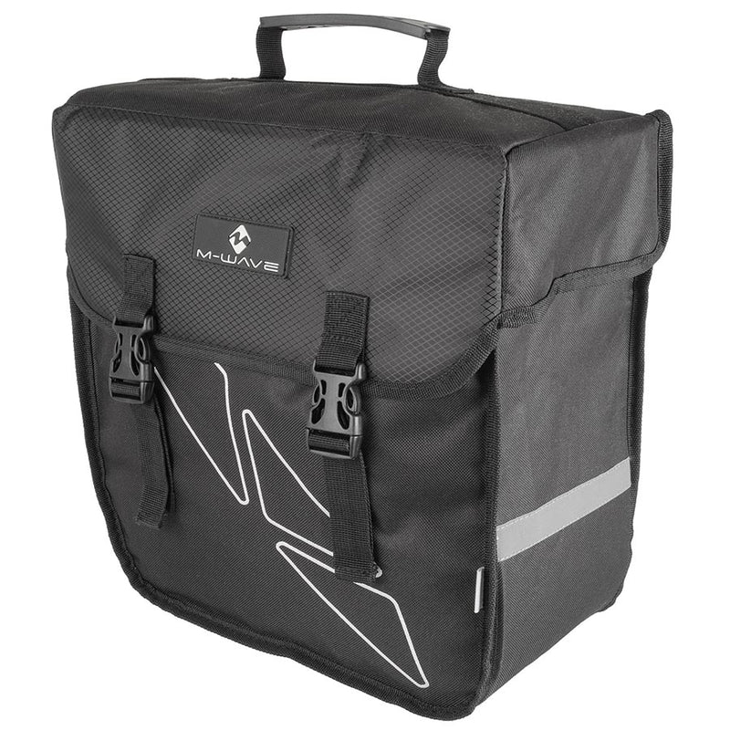 Load image into Gallery viewer, M-Wave Amsterdam Single Pannier, 18L, Left, Black
