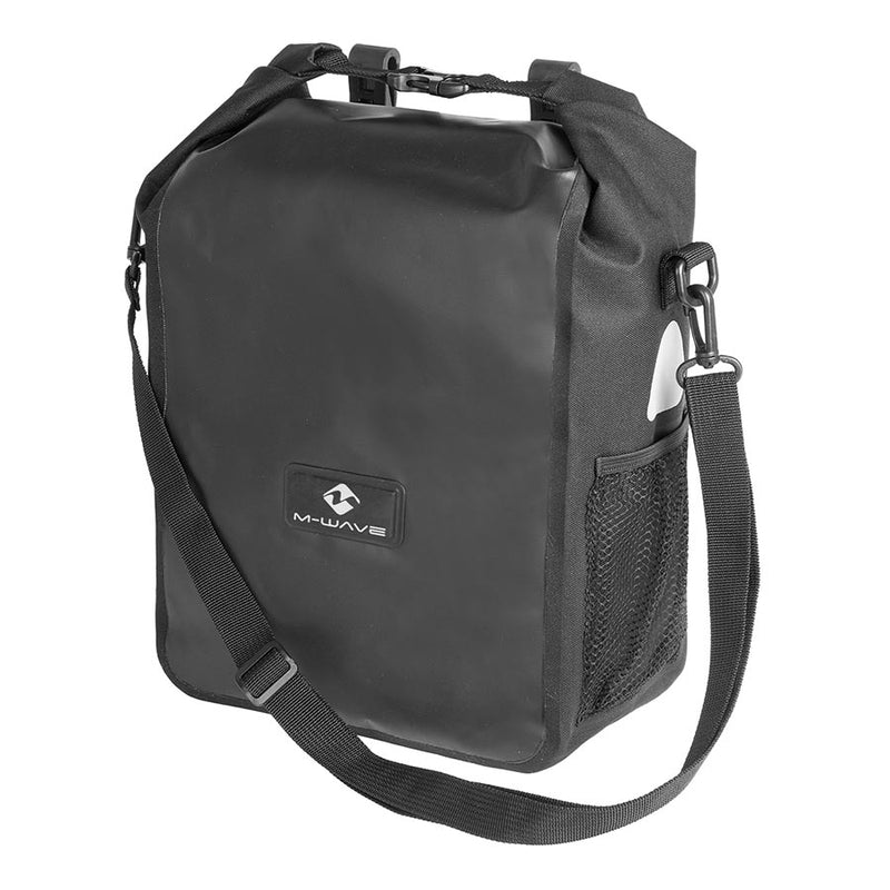 Load image into Gallery viewer, M-Wave Edmonton Side 16L Pannier, 16L, Black
