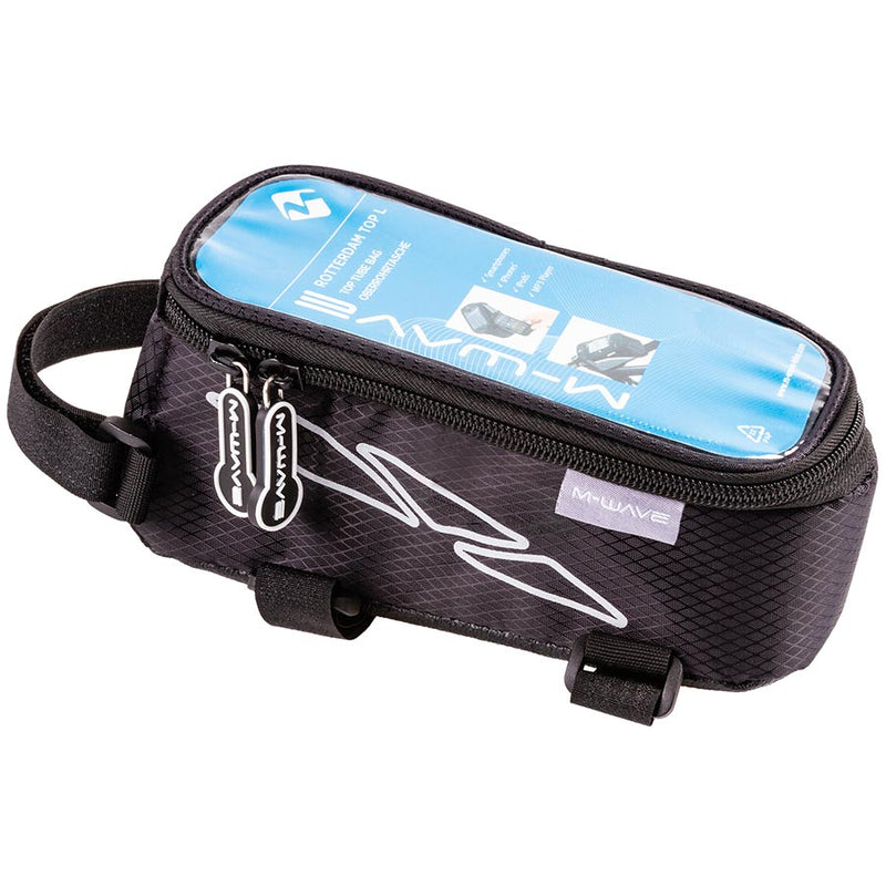 Load image into Gallery viewer, M-Wave Rotterdam XL Top Tube Bags, Black
