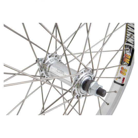 Wheel Master 20in Alloy WEI DM30 Front Wheel B/O 3/8x100mm Rim Brake Silver