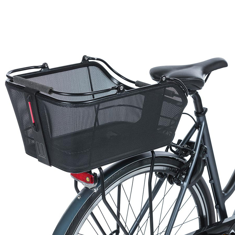 Load image into Gallery viewer, Basil Cento Tech MIK Basket Rear, 46x34x25 cm, Black
