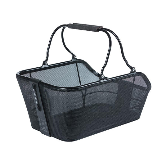 Basil Cento Tech MIK Basket Rear, 46x34x25 cm, Black