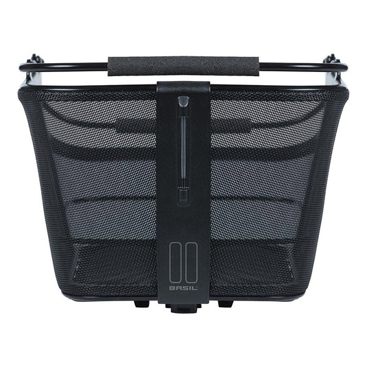 Basil Cento Tech MIK Basket Rear, 46x34x25 cm, Black