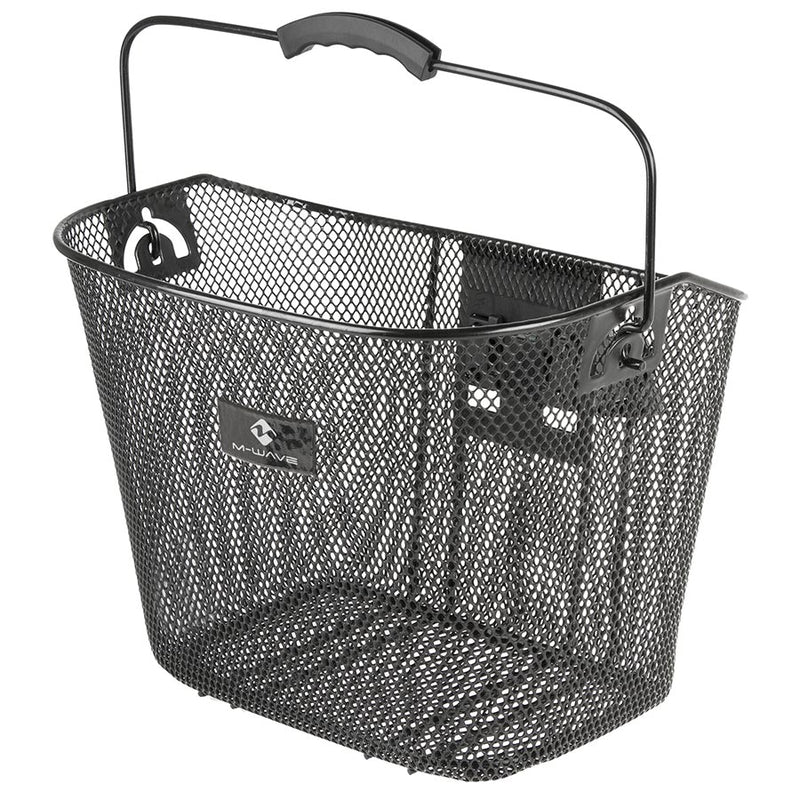 Load image into Gallery viewer, M-Wave BA-F Clip Bar Basket Front, 35x25x26cm, Black
