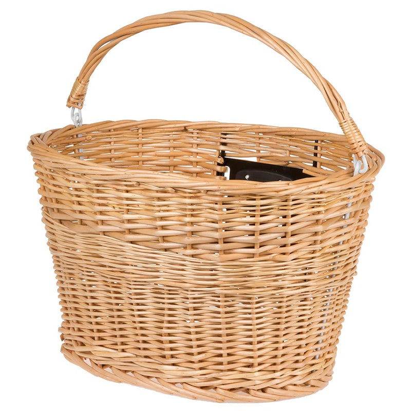 Load image into Gallery viewer, M-Wave BA-FW Clip Stem Basket, Front, 38x27x28cm, Tan
