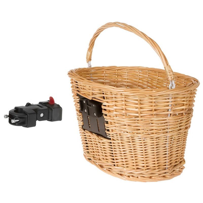 Load image into Gallery viewer, M-Wave BA-FW Clip Stem Basket, Front, 38x27x28cm, Tan
