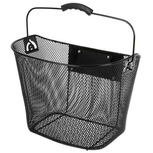 Ventura Mesh Basket Basket Front, 34.5x26.5x26cm, Black