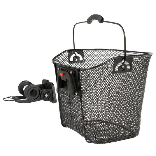 Ventura Mesh Basket Basket Front, 34.5x26.5x26cm, Black