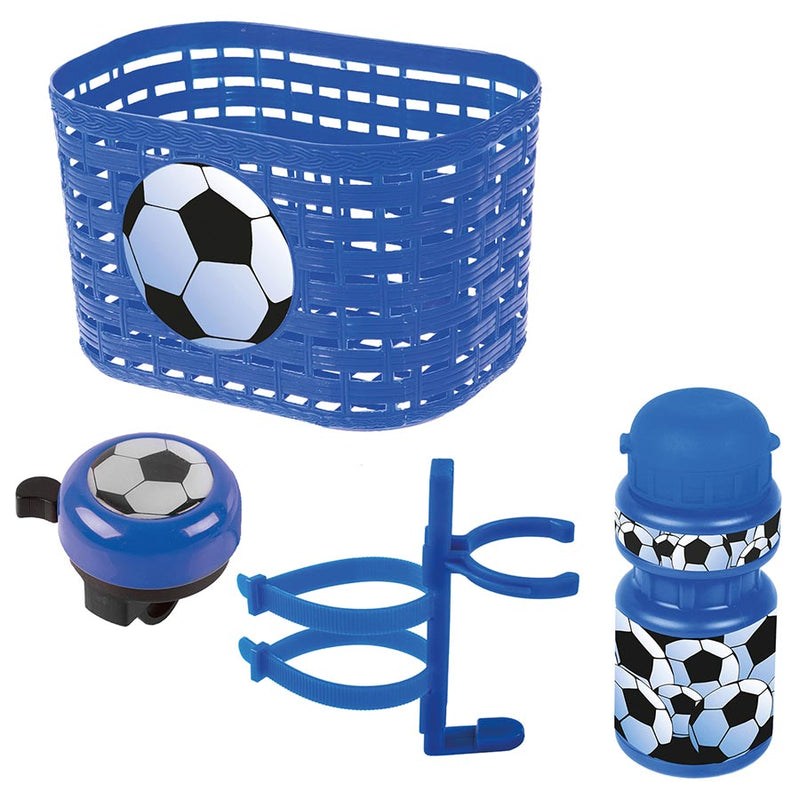 Load image into Gallery viewer, Ventura Football Accessory Set, Basket, Front, Blue, Kit
