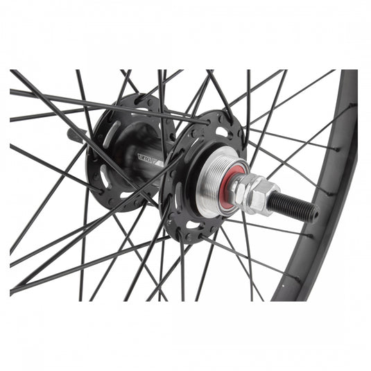 Black Ops DW1.1 Wheelset 26in B/O 3/8inx100-110mm BkOps MX1100 Rim Brake Black