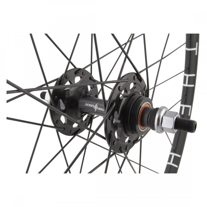 Load image into Gallery viewer, Wheel Master 700C Alloy Fixed Gear Double Wall 700C SET H+Son Hydra BRAKELESS
