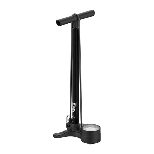 Lezyne Macro Floor Drive HV Floor Pump, Dual Valve, Flat Black