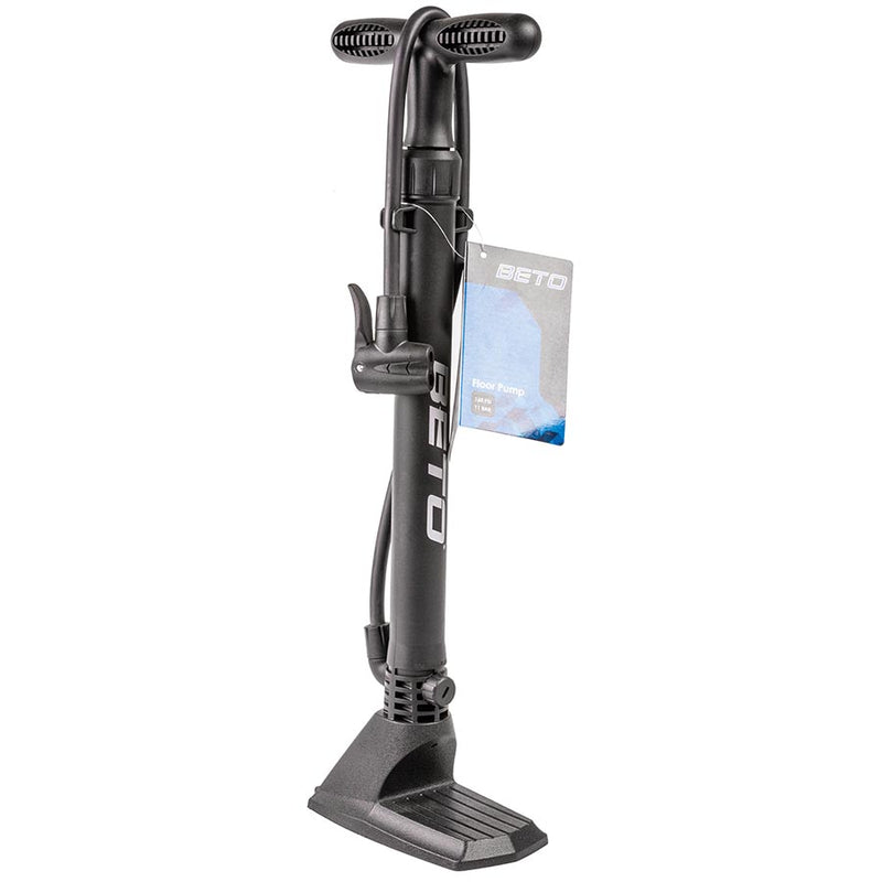 Load image into Gallery viewer, Beto 11/160 P Floor Pump Dual Valve Head, 160psi, Black
