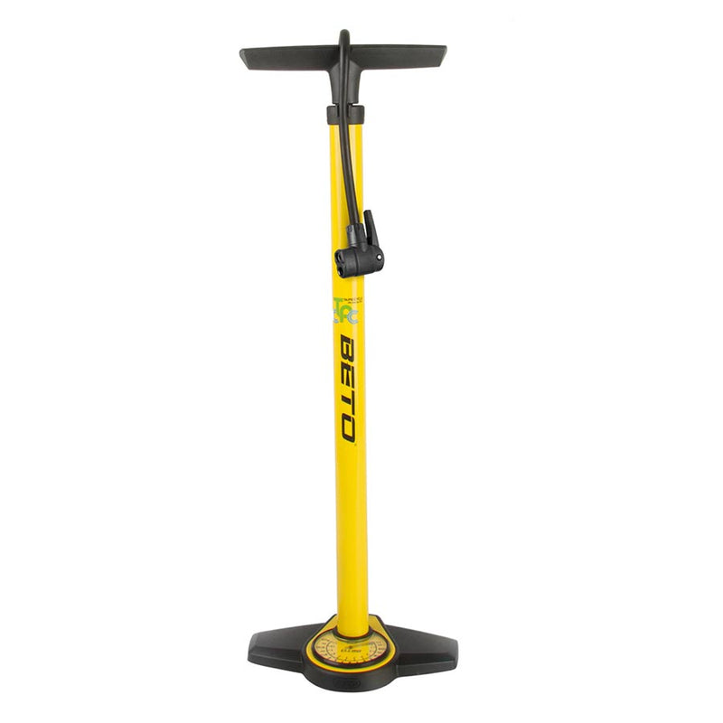 Load image into Gallery viewer, Beto 11/160 Y Floor Pump Dual Valve Head, 160psi, Yellow
