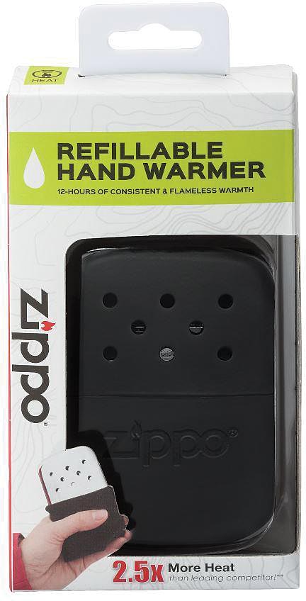 Stay Warm All Day with Zippo 12 Hr Hand Warmer - Black Hand & Foot Warmers Set