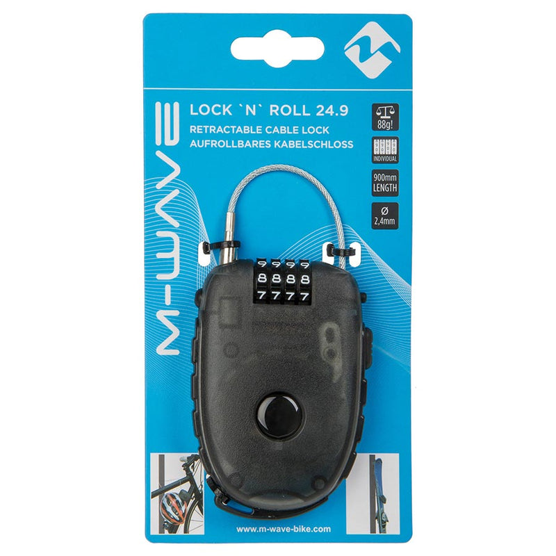 Load image into Gallery viewer, M-Wave Lock N Roll D 24.9 Cable lock
