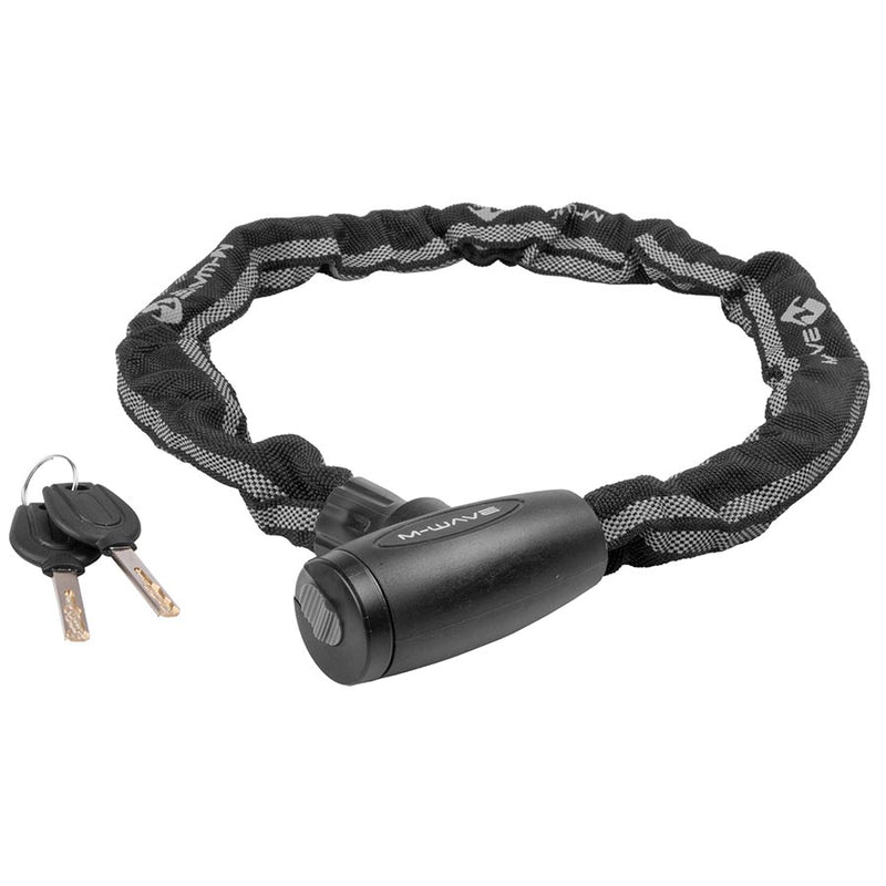 Load image into Gallery viewer, M-Wave C 6.85 Illu Chain Chain Lock, Key, 6mm, 85cm, Black
