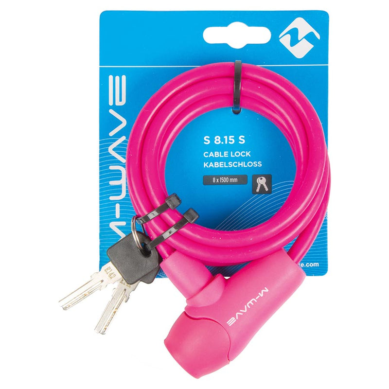 Load image into Gallery viewer, M-Wave S 8.15 S Cable lock Key, 8mm, 8x1500mm, Pink
