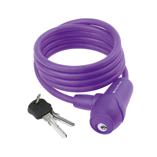 M-Wave S 8.15 S Cable lock Key, 8mm, 8x1500mm, Purple