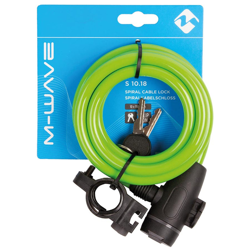 Load image into Gallery viewer, M-Wave S 10.18 Cable lock Key, 10mm, 10x1800mm, Green
