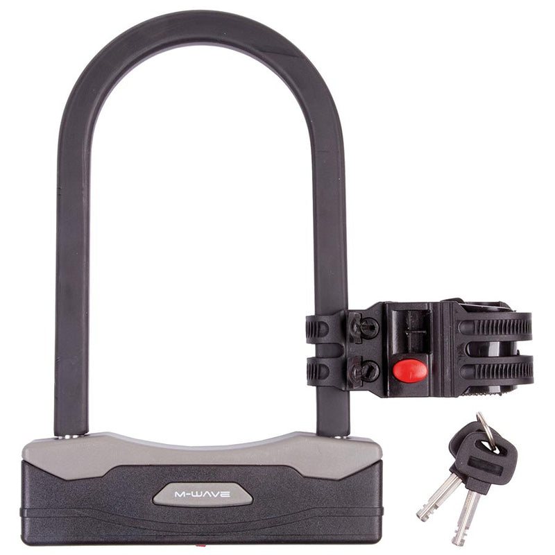 Load image into Gallery viewer, M-Wave B 247 U-Lock Key 106x188mm, Thickness in mm: 15mm, Black
