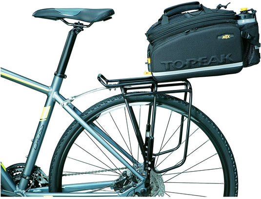 Topeak MTX TrunkBag DXP Rack Bag with Expandable Panniers: 22.6 Liter, Black