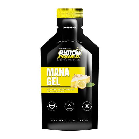 Ryno Power Mana Gel Gels Lemon, 12pcs