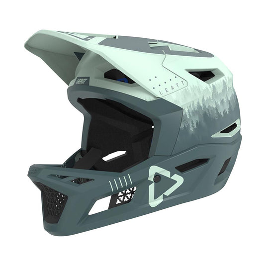 Leatt-L-Full-Face-Green-HLMT6594-Bicycle-Helmets