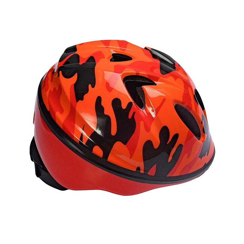 Load image into Gallery viewer, EVO Beep Beep Helmet Orange Camo, 44 - 50cm
