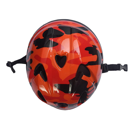 EVO Beep Beep Helmet Orange Camo, 44 - 50cm