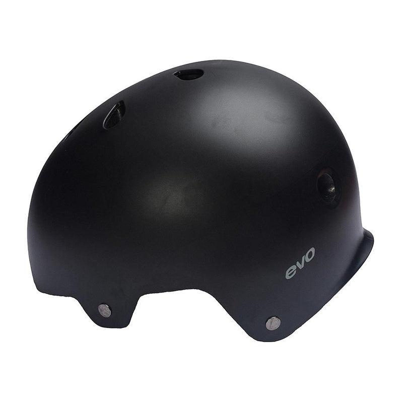 Load image into Gallery viewer, EVO Nollie Classic Helmet Satin Black, Youth S/M, 48 - 54cm
