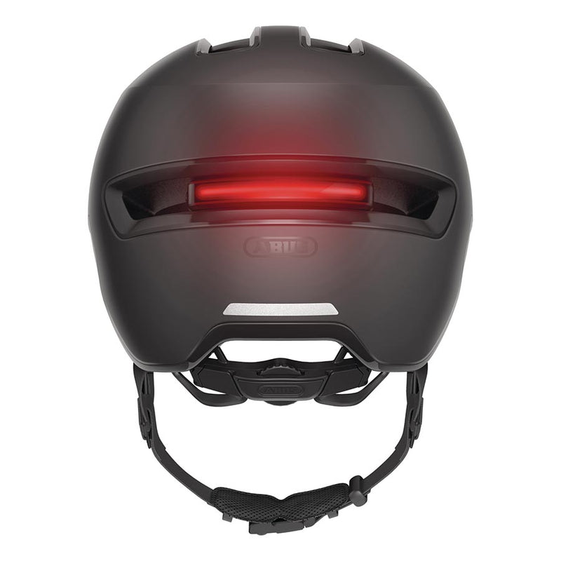 Load image into Gallery viewer, Abus Hud-Y Helmet L 59 - 62cm, Velvet Black
