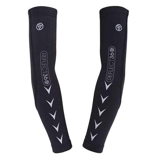 Proviz REFLECT360 Arm Warmers, Black Reflect, S, Pair