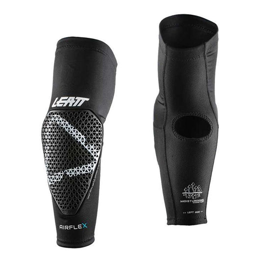 Leatt AirFlex Elbow/Forearm Guard, Black, XL, Pair