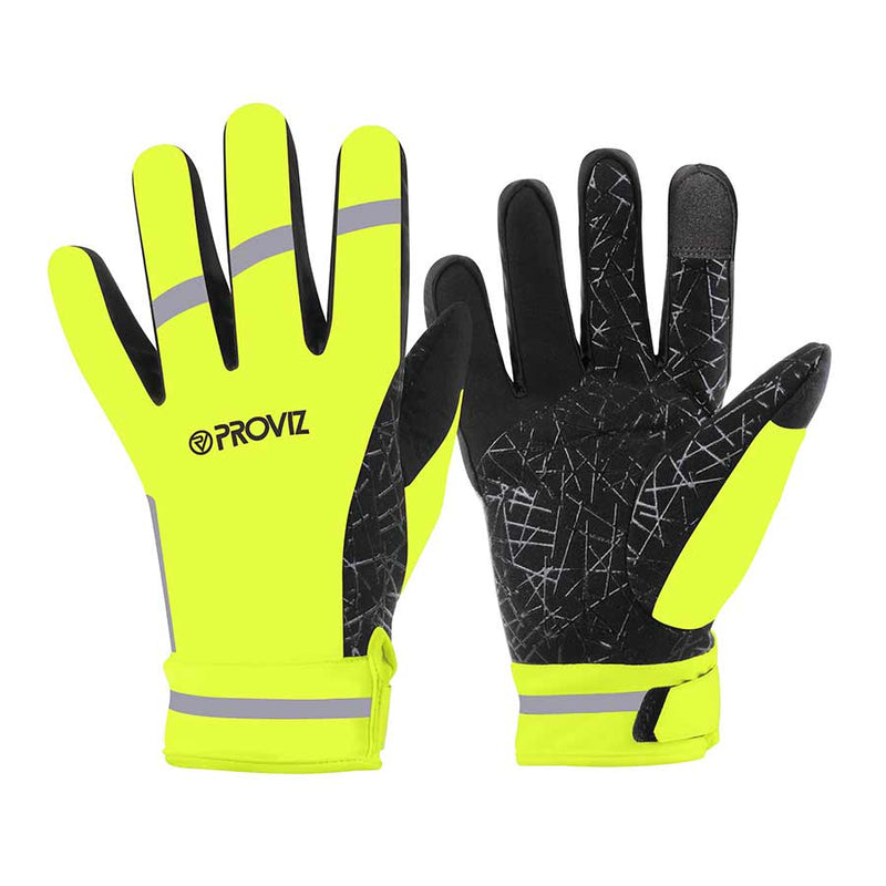 Load image into Gallery viewer, Proviz Classic Winter Gloves, Yellow, XXL, Pair Full Finger
