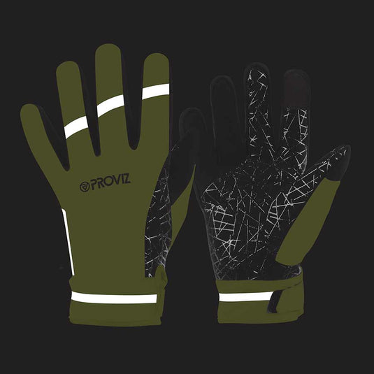 Proviz Classic Winter Gloves, Yellow, S, Pair Full Finger