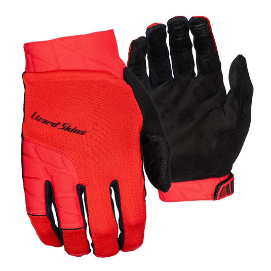 Lizard Skins Monitor Ops Full Finger Gloves, Crimson Red, XS, Pair